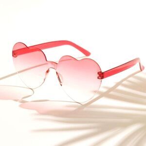 Heart shaped sunglasses